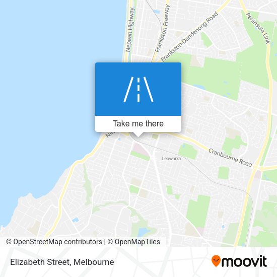 Elizabeth Street map