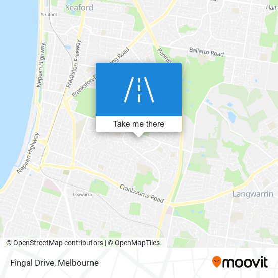 Fingal Drive map