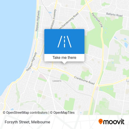 Forsyth Street map