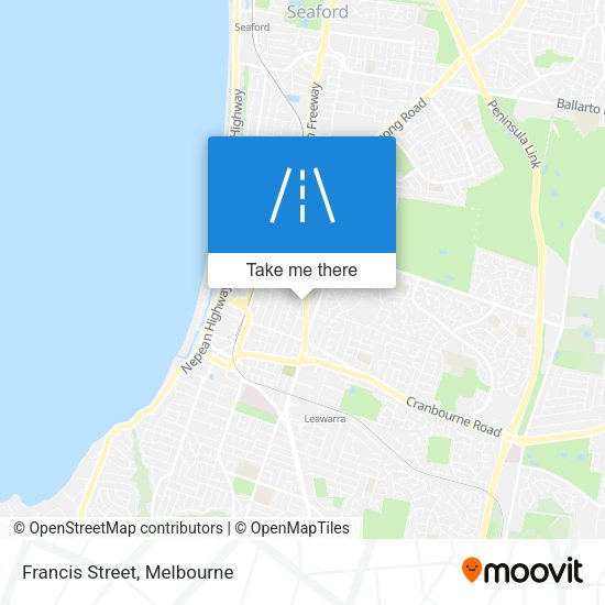 Francis Street map