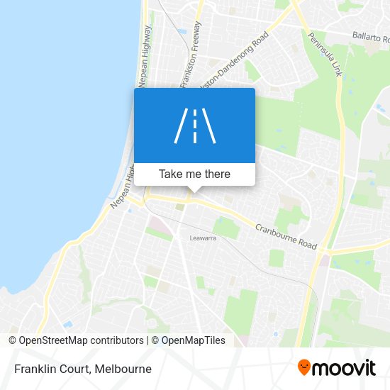 Franklin Court map