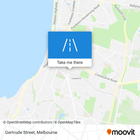 Gertrude Street map