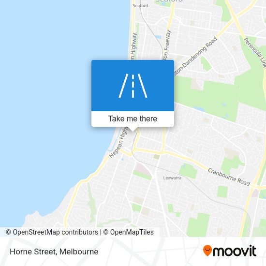 Horne Street map