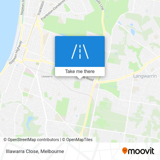 Illawarra Close map