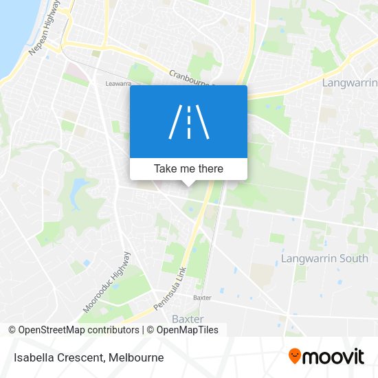 Isabella Crescent map