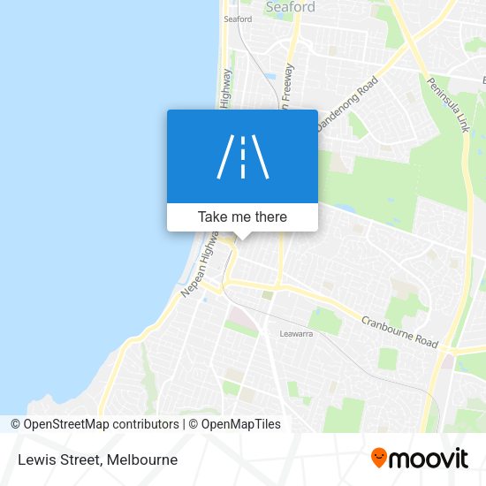 Lewis Street map