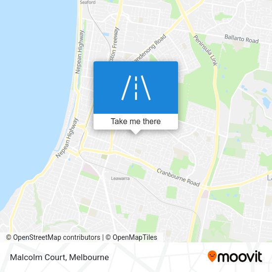 Malcolm Court map
