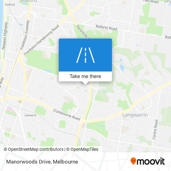 Mapa Manorwoods Drive
