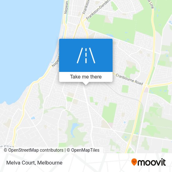Melva Court map