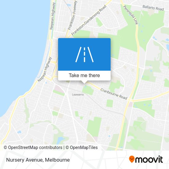 Nursery Avenue map