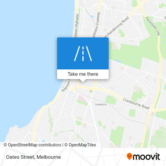 Oates Street map