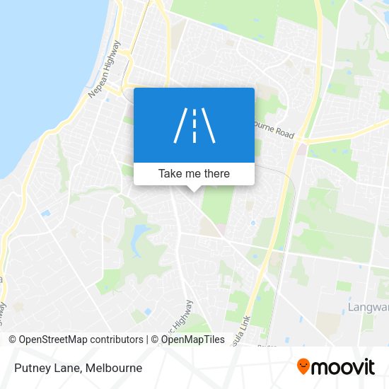 Putney Lane map