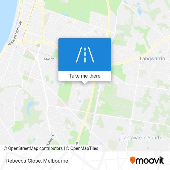 Rebecca Close map