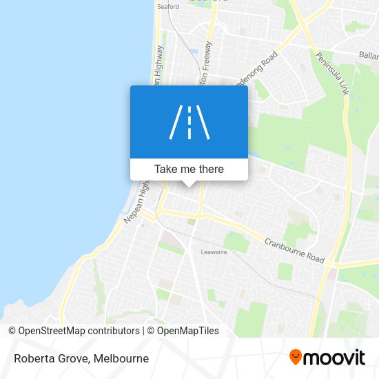 Roberta Grove map