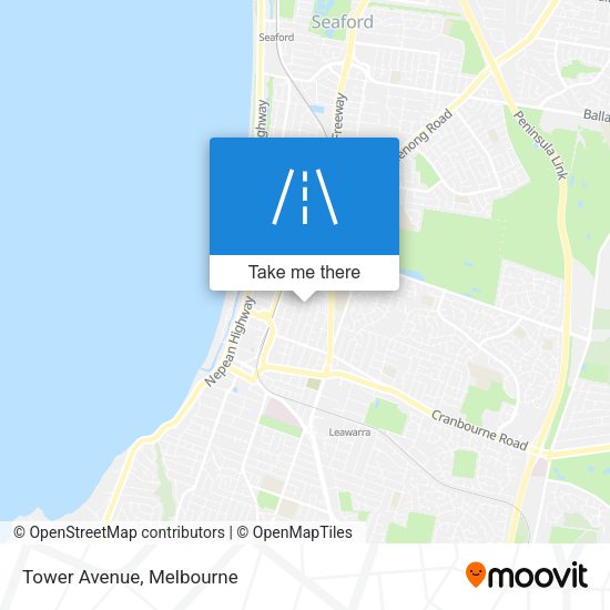 Tower Avenue map