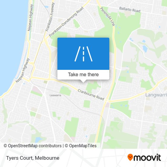 Tyers Court map