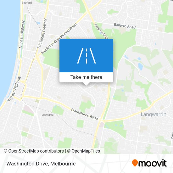 Washington Drive map