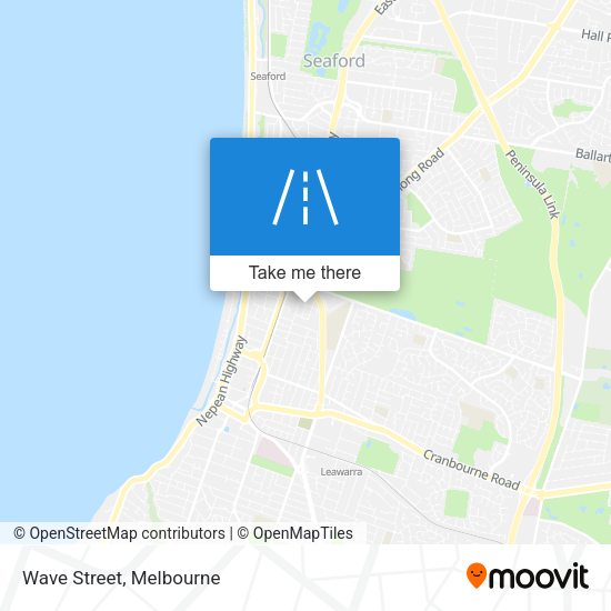 Wave Street map