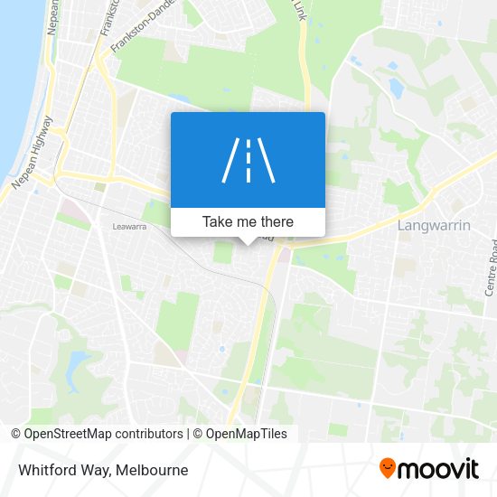 Whitford Way map