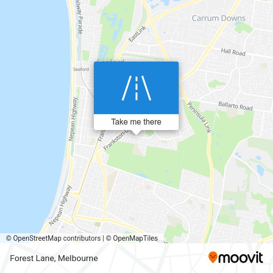 Forest Lane map
