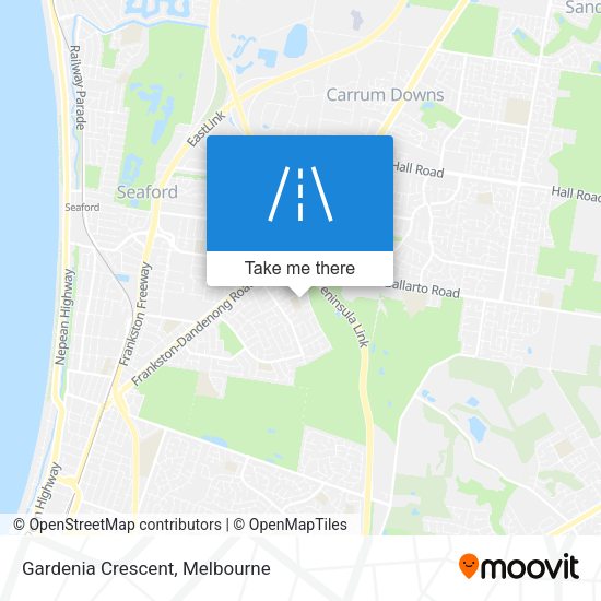 Gardenia Crescent map