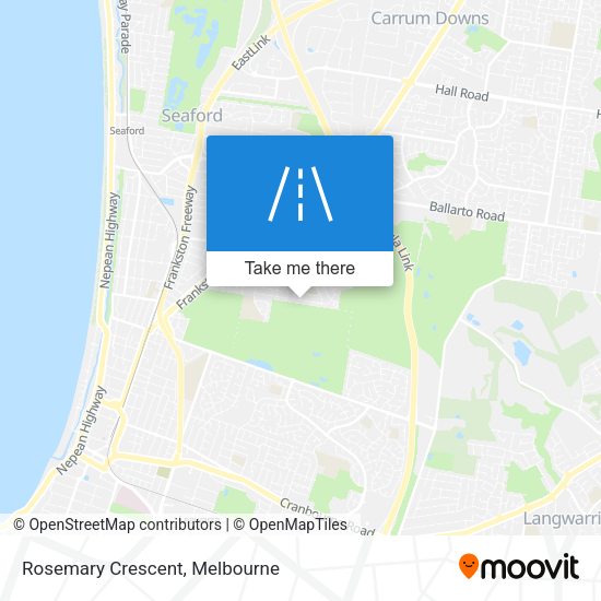 Rosemary Crescent map