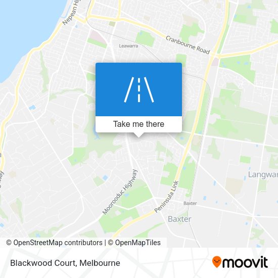 Blackwood Court map
