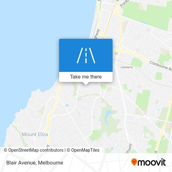 Blair Avenue map