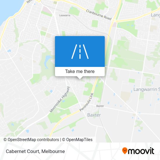 Cabernet Court map