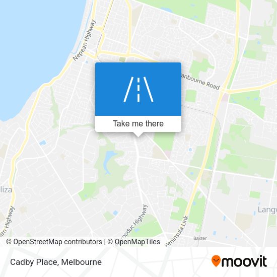 Cadby Place map