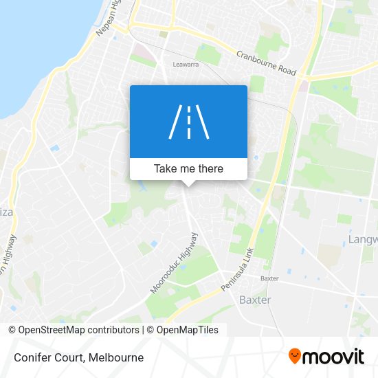 Conifer Court map