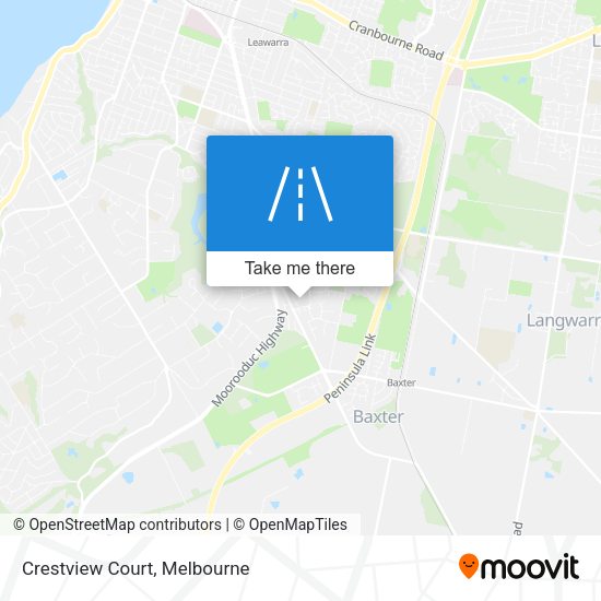 Crestview Court map