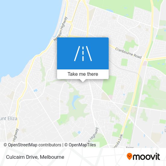 Culcairn Drive map