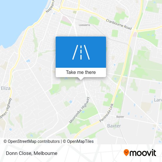 Donn Close map