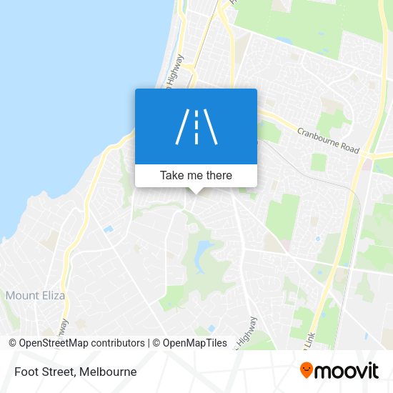 Foot Street map