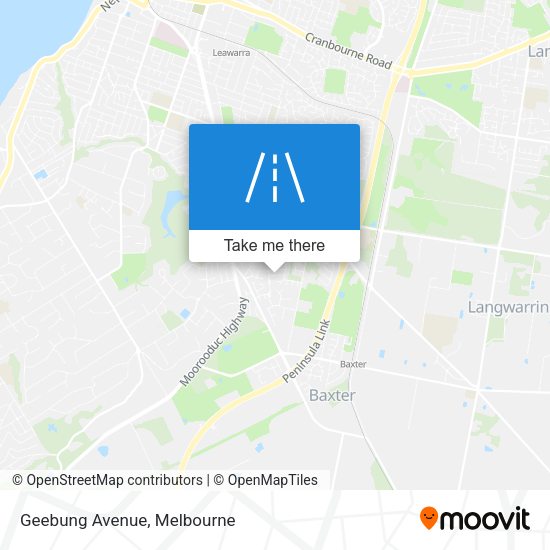 Geebung Avenue map