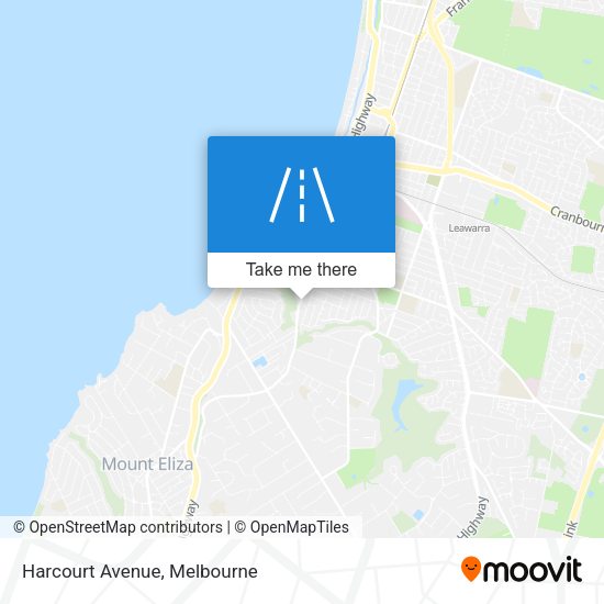 Harcourt Avenue map