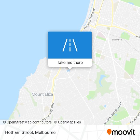 Hotham Street map
