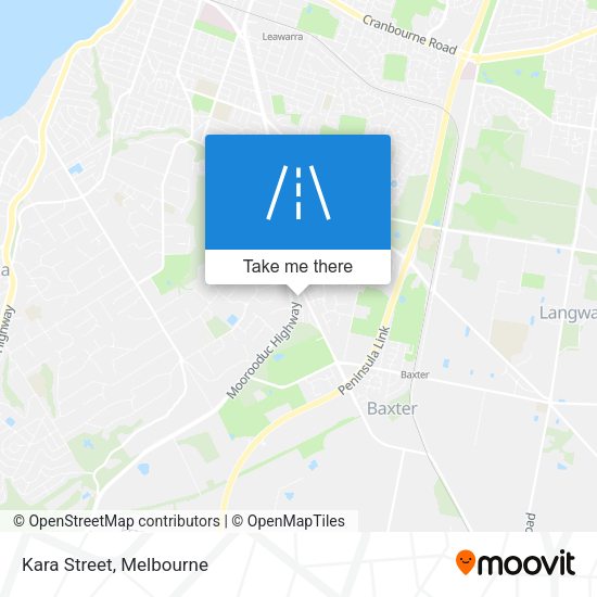 Kara Street map