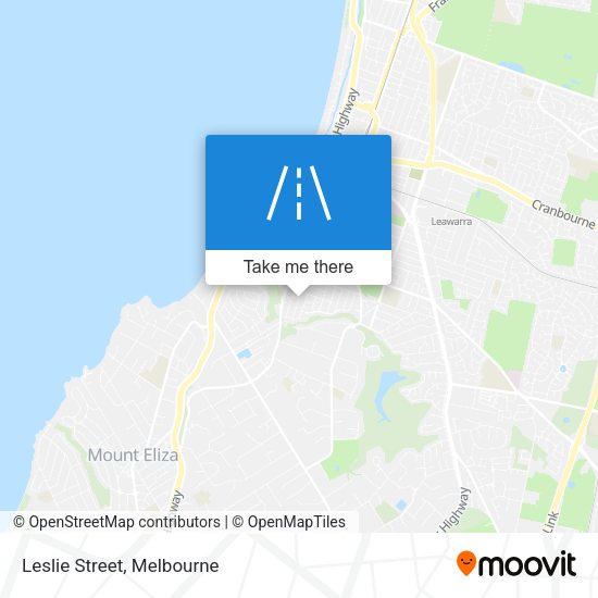 Leslie Street map