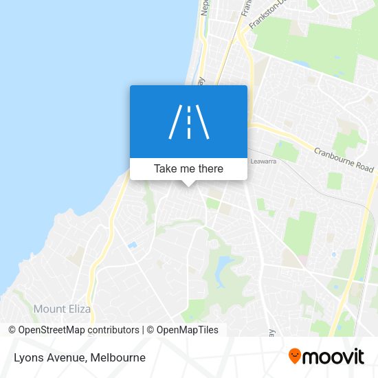 Lyons Avenue map