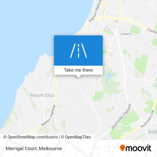 Merrigal Court map