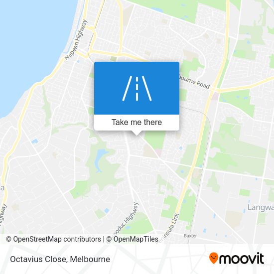 Octavius Close map