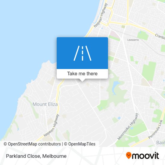Parkland Close map