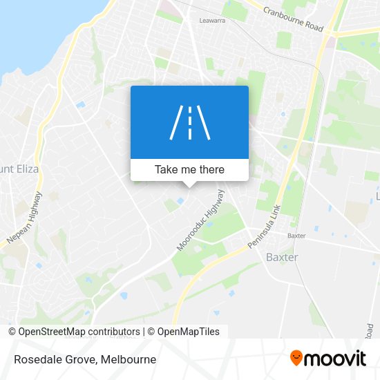 Rosedale Grove map