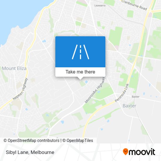 Sibyl Lane map