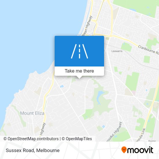Sussex Road map