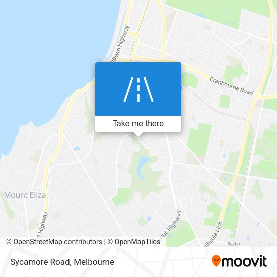 Sycamore Road map