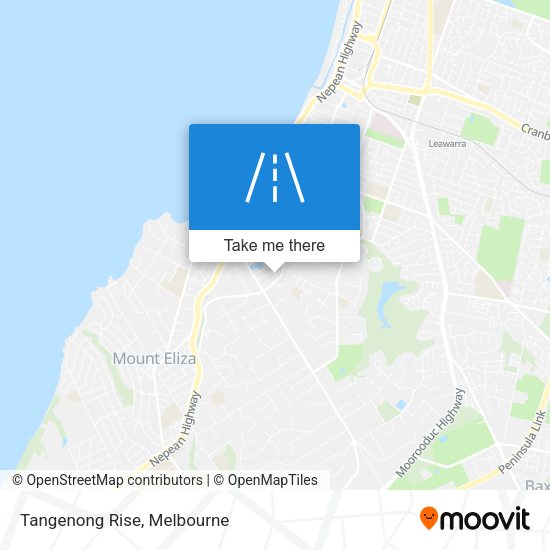Tangenong Rise map