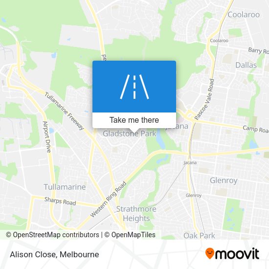 Alison Close map